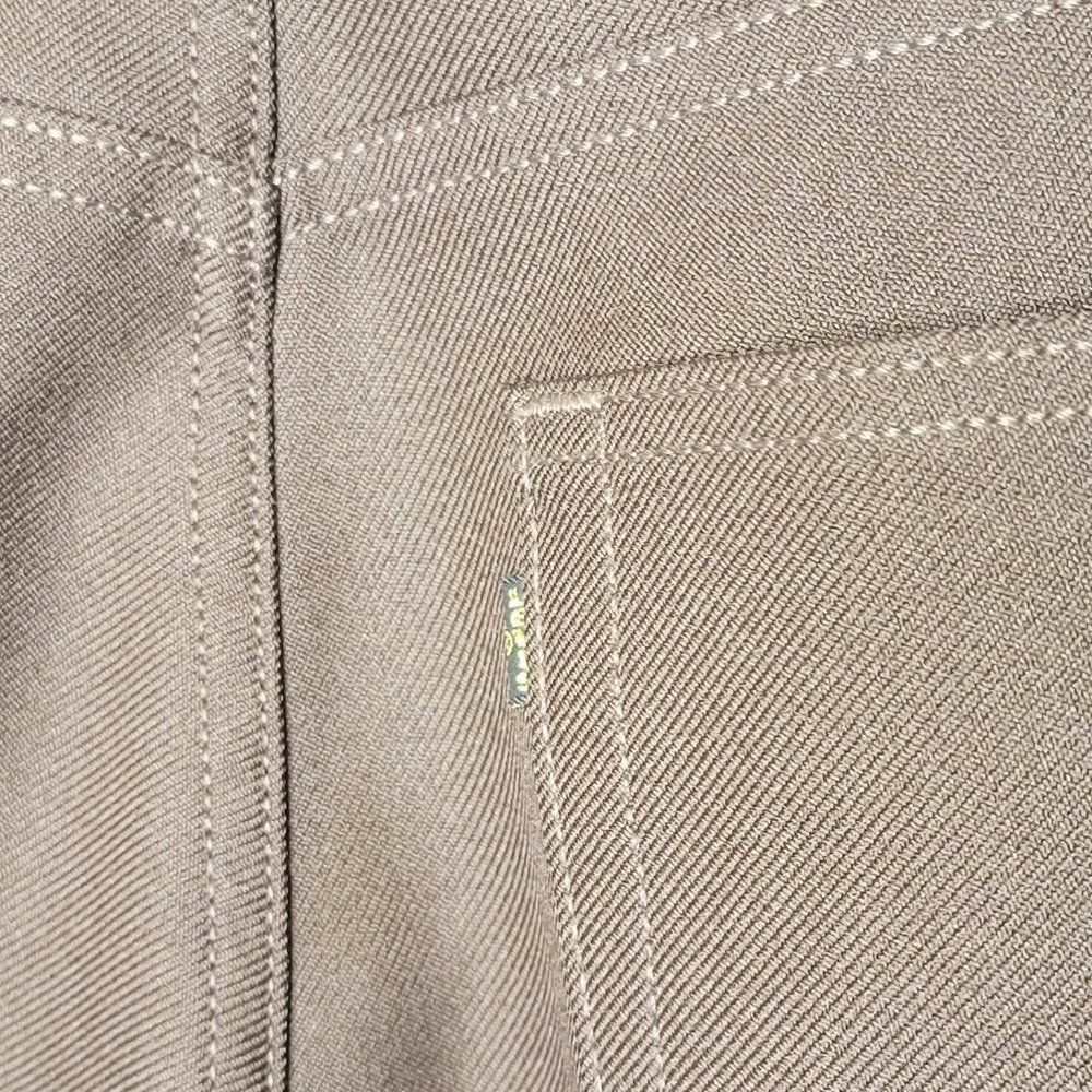 Levi's 517 Men's Vintage Y2K Brown Polyester Bootcut Pants Size 38 - Picture 9 of 10